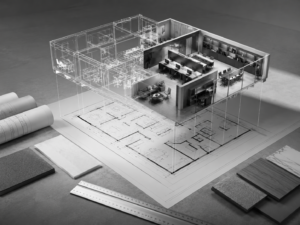 Offe Ofis Mobilyası ücretsiz mimari destek ve 3D ofis tasarımı ile ofis mobilyalarını mekân içinde gösterir.