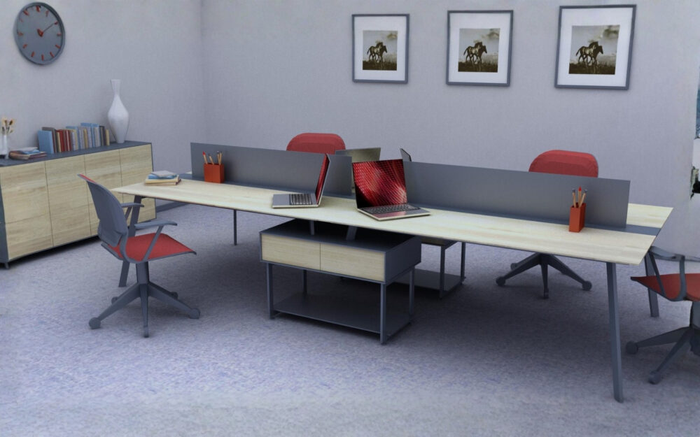 workstation masa, çoklu çalışma masası, açık ofis masası, ekip çalışma masası, personel çalışma masası, ofis çalışma masası, workstation ofis masası, modern workstation masa, Offe Ofis Mobilyaları, Masko Mobilya Kenti
